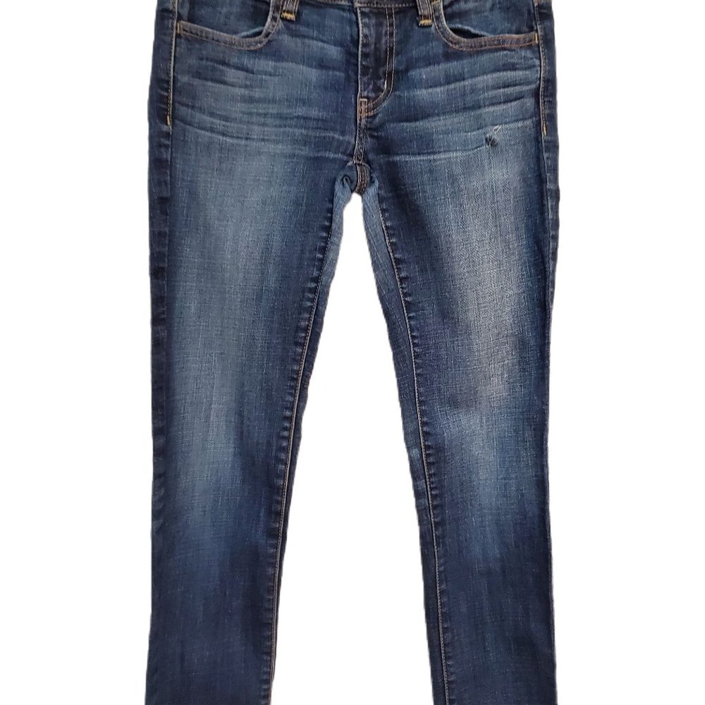 American Eagle Outfitters Jegging Stretch Straight Leg Blue Jeans Women's Size 2 - Picture 4 of 8